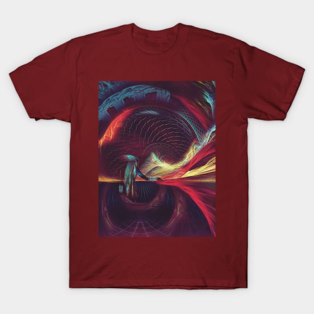 Surreal Reality - Visionary Fractal Manipulation - Manafold Art T-Shirt by Manafold